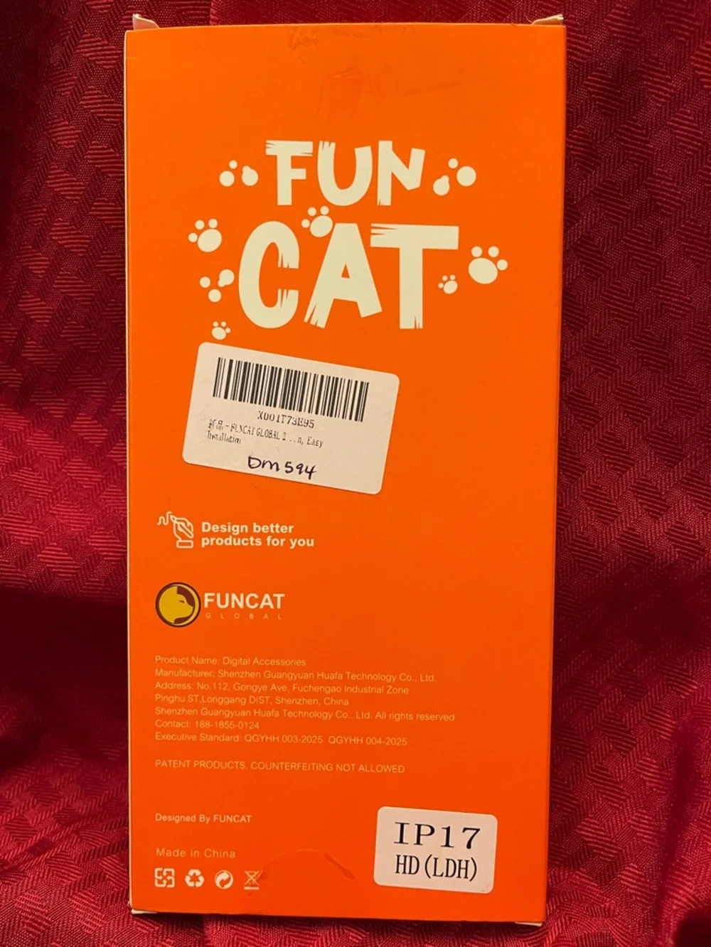 FUN CAT Screen Protector - iPhone 17